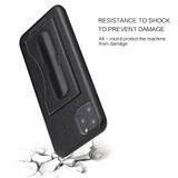 For iPhone 11 Pro Case Luxury Leather Back Shell Protective Cover, Kickstand | iCoverLover.com.au