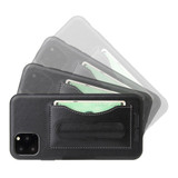 For iPhone 11 Case Luxury Leather Back Shell Protective Protective Cover, Kickstand | iCoverLover.com.au