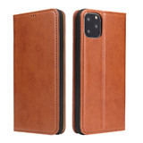 iPhone 11 Pro Max Case Leather Flip Wallet Folio Cover with Stand | Leather iPhone 11 Pro Max Covers | Leather iPhone 11 Pro Max Cases | iCoverLover