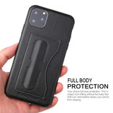 For iPhone 11 Pro Max Case Luxury Leather Back Shell Protective Cover, Kickstand | iCoverLover.com.au