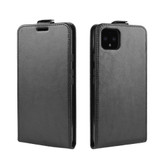 Google Pixel 4 XL Vertical Flip Case, Black, Card Slot | iCoverLover