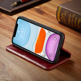 iPhone 11 Pro Max Case Fierre Shann Genuine Cowhide Leather Cover