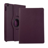 For iPad 10.2in (2021,2020,2019) Case Lychee Texture Folio 360 Degrees Rotation Leather, Purple) iPad Cases | iCoverLover.com.au