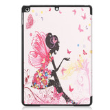 For iPad 10.2in (2021,2020,2019) Case Colored Drawing Folio Leather , Smart Flip Cover, Elf Girl) iPad Cases | iCoverLover.com.au