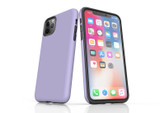 Plain Lavender.png - iPhone 11 Pro Max Tough Case Black in Matte
