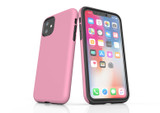 Plain Pink.jpg - iPhone 11 Tough Case Black in Matte