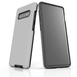 Samsung Galaxy S10+ Plus Case, Armour Tough Protective Cover, Grey