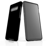 Samsung Galaxy S10+ Plus Case, Armour Tough Protective Cover, Black