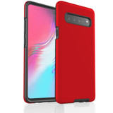 Samsung Galaxy S20 Ultra/S20+/S20,S10 5G/S10+/S10/S10e, S9+/S9, S8+/S8 Case, Armour Tough Protective Cover, Red