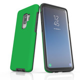 Samsung Galaxy S9+ Plus Case, Armour Tough Protective Cover, Green