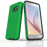 Samsung Galaxy S7 Case, Armour Tough Protective Cover, Green