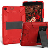 For Galaxy Tab A8.0 2019 / T290 Shockproof Two-Color Silicone Protection Case with Red+Black | iCoverLover Australia