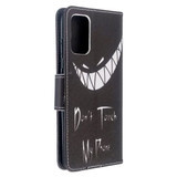 For Samsung Galaxy S20 Ultra Case, Drawing Pattern PU Leather Cover with Stand, Card & Cash Slots | iCoverLover.com.au