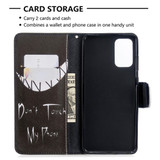 For Samsung Galaxy S20 Ultra Case, Drawing Pattern PU Leather Cover with Stand, Card & Cash Slots | iCoverLover.com.au