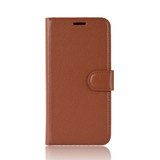 For Galaxy S20 Plus Lychee Texture Folio Protective Case with & Card Slots & Wallet Brown | iCoverLover Australia