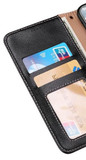Samsung Galaxy S20/20+ Plus/20 Ultra 4G 5G Genuine Leather Luxury Wallet, Black Case | iCoverLover Australia