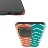 For Samsung Galaxy S20 FE, S20 Ultra, S20+, S20 & Older Protective Case, Zigzag Colorful | Protective Cases | iCoverLover.com.au