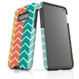 For Samsung Galaxy S10e Protective Case, Zigzag Colorful Pattern | iCoverLover Australia