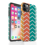 For iPhone 11 Pro Max Protective Case, Zigzag Colorful Pattern | iCoverLover Australia