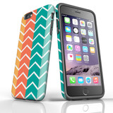 For iPhone XR Protective Case, Zigzag Colorful Pattern | iCoverLover Australia