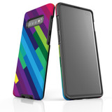 For Samsung Galaxy S10 Plus Protective Case, Rainbow Pattern | iCoverLover Australia