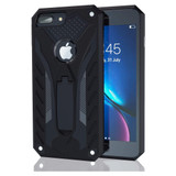 iPhone 7 PLUS Case, Armour Strong Shockproof Tough Cover with Kickstand Black