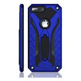 iPhone 7 PLUS Case, Armour Strong Shockproof Tough Cover with Kickstand Blue