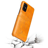 Samsung Galaxy S21 Ultra/S21+ Plus/S21/S20/20+/S20 Ultra Case Deluxe Leather Protective Cover Yellow | iCoverLover Australia