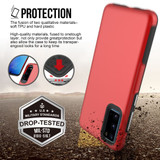 Samsung Galaxy S20/20+ Plus/20 Ultra Case Shockproof Protective Cover Red | iCoverLover Australia