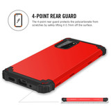 For Samsung Galaxy S20+ Plus PC + Silicone Three-piece Protective Case, Red | iCoverLover Australia