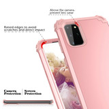 For Samsung Galaxy S20+ Plus PC + Silicone Three-piece Protective Case, Rose Gold | iCoverLover Australia