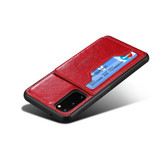 For Samsung Galaxy S20 PU Leather Wild Horse Texture Protective Case, Red | iCoverLover Australia