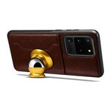 Samsung Galaxy S20 Ultra Case, PU Leather Protective Wallet Cover with Card Slot & Stand | iCoverLover Australia