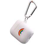 AirPods 1 & 2 Case, Protective TPU Box with Hook, Rainbow Connecting Clouds | iCoverLover Australia