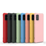 For Samsung Galaxy A51 4G Case Solid Color TPU Slim Protective Cover, Blue | iCoverLover Australia