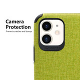 iPhone 11, 11 Pro & 11 Pro Max Case Denim Texture Green Cover & Tempered Glass Screen Protector | iCoverLover Australia