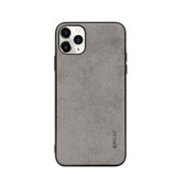 iPhone 11 Pro Case Fabric Texture Soft Slim Protective Fashionable Cover Grey