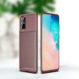 Samsung Galaxy Note 20 Case, Carbon Fibre Texture Protective Slim Back Cover | iCoverLover Australia