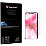 iCoverLover [2-Pack] iPhone 12 Pro Max (6.7in) Tempered Glass Screen Protector