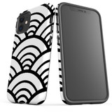 For iPhone 14 Pro Max/14 Pro/14 and older Case, Protective Back Cover, Japanese Folk Waves | Shockproof Cases | iCoverLover.com.au