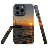 For iPhone 13 Pro Max Case, Protective Back Cover, Sailing Sunset | Shielding Cases | iCoverLover.com.au