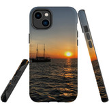 For iPhone 14 Plus Case Tough Protective Cover, Sailing Sunset | Shielding Cases | iCoverLover.com.au