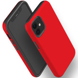For iPhone 14 Pro Max/14 Pro/14 Plus/14, 13 Pro Max/13 Pro/13 & Older Case, Protective Back Cover, Red | Shockproof Cases | iCoverLover.com.au