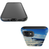 For iPhone 14 Pro Max/14 Pro/14 and older Case, Protective Back Cover, Sky Clouds From Plane | Shockproof Cases | iCoverLover.com.au