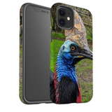 For iPhone 14 Pro Max/14 Pro/14 and older Case, Protective Back Cover, Cassowary | Shockproof Cases | iCoverLover.com.au