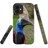 For iPhone 12 mini Case, Tough Protective Back Cover, Cassowaries | iCoverLover Australia