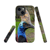 For iPhone 13 mini Case, Protective Back Cover, Cassowary | Shielding Cases | iCoverLover.com.au