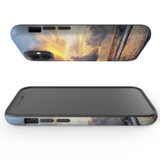 For iPhone 14 Pro Max/14 Pro/14 and older Case, Protective Back Cover, Sunset at the Beach | Shockproof Cases | iCoverLover.com.au