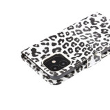 For iPhone 12, 12 mini, 12 Pro, 12 Pro Max Case, Leopard Pattern PU Leather Wallet Cover, Card Slots & Stand, White | iCoverLover Australia