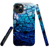 For iPhone 14 Plus Case Tough Protective Cover, Blue Mirror | Shielding Cases | iCoverLover.com.au